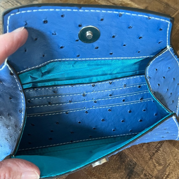 CLAVA Jemma Ostrich Clutch, NWOT - Picture 9 of 13